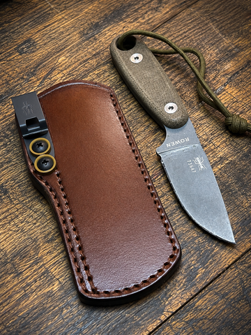 "The Passenger" Fixed Blade Pocket Sheath (Small) DCC Side Clip