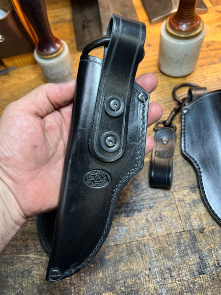 Fixed Blade Bushcraft Style Knife Sheath (Large)