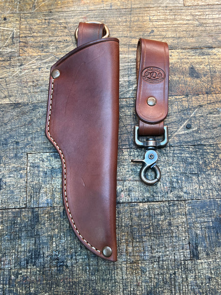 Fixed Blade Bushcraft Style Knife Sheath (Large)