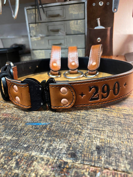 Bunker Belt /  Leather Lining
