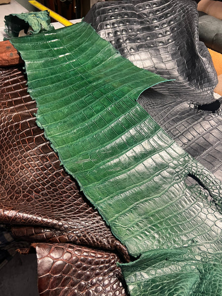 American Alligator Dress Belt