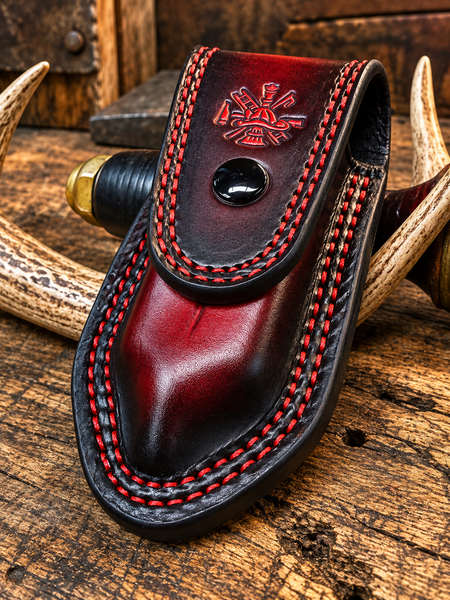Smoked Edge Multi Tool Custom Leather Lined Case