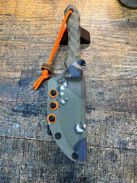 Camp /EDC Fixed Blade Knife “ Tan Earth” Nitro V