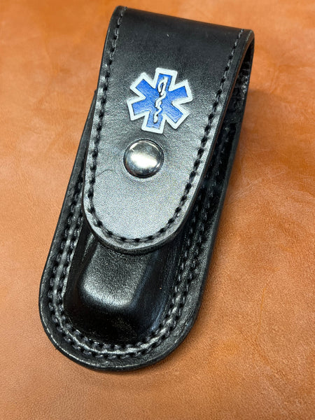 Leather Folding Knife / Multitool Sheath Design and Construction