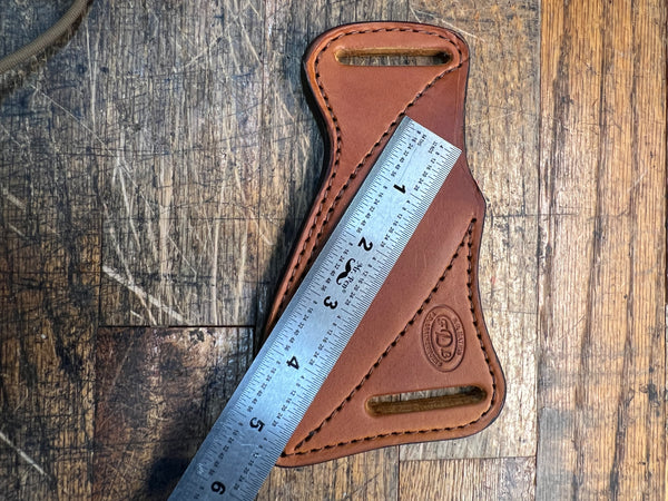 Crossdraw Pancake Sheath for Fixed Blade Knife ( SMALL)