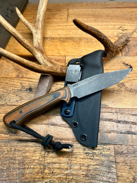 EDC / Hunter Knife ( Orange & Black)