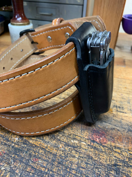 Multi Tool Custom Leather Case / Open Top Retention
