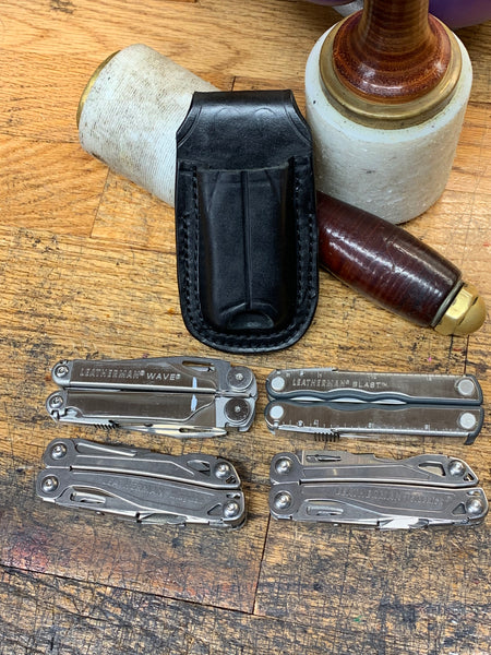 Multi Tool Custom Leather Case / Open Top Retention