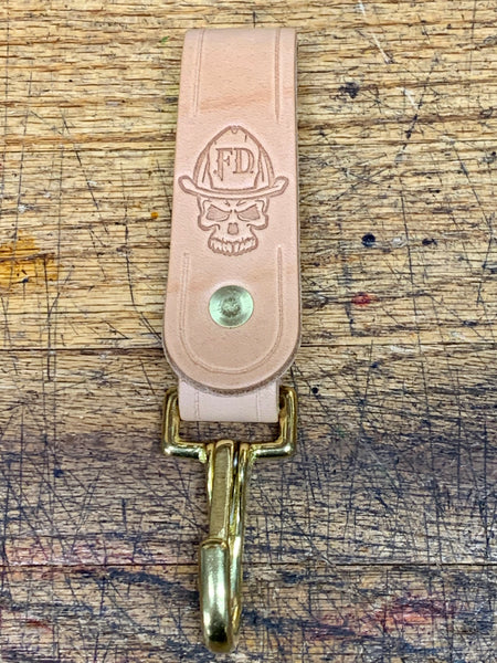 Natural with Brass Halter Snap