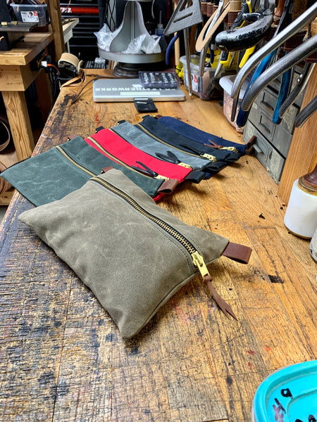 "The Cab Bag" Waxed Canvas Utility Bag