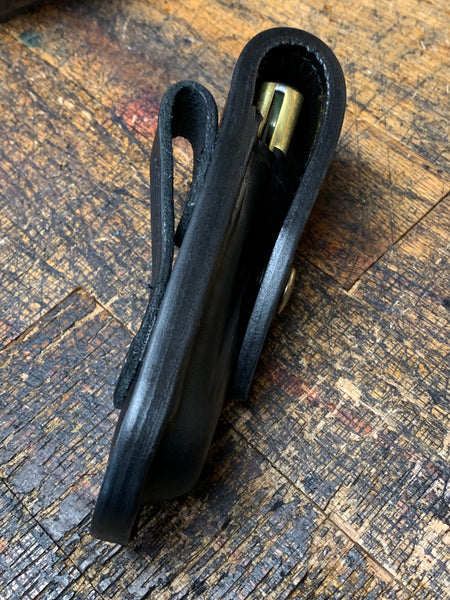 Buck Folding Hunter Custom Leather Sheath / Lined