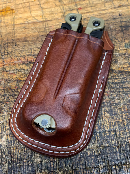 Multi Tool Custom Leather Case / Open Top Retention