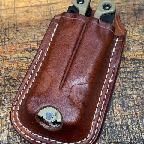 Multi Tool Custom Leather Case / Open Top Retention