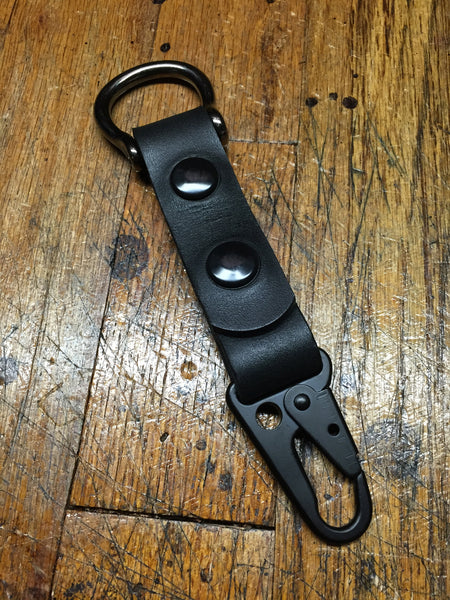 Blacked Out Utility Clip Lanyard / 2 Snap