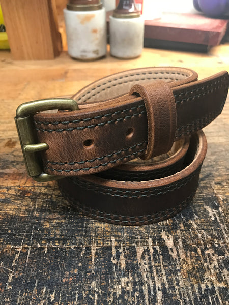 Buffalo Brown Veg-Tanned Lined Everyday Belt