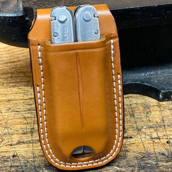 Multi Tool Custom Leather Case / Open Top Retention