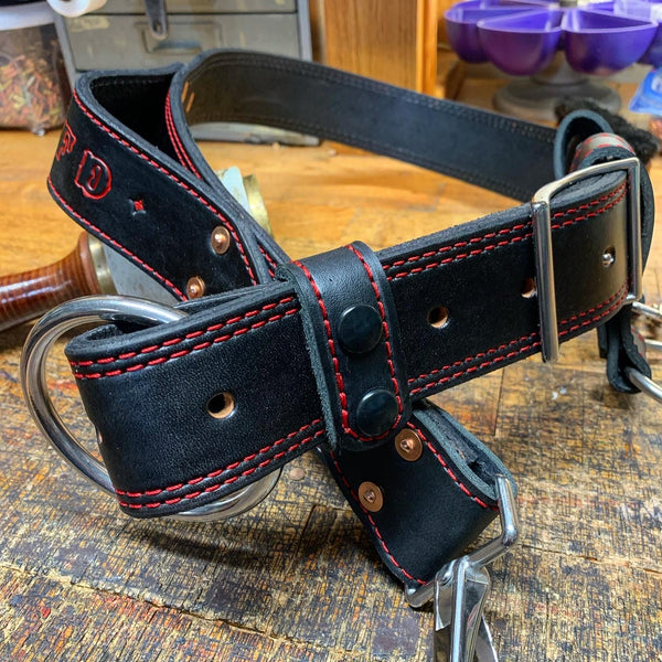 Heavy Duty Leather Truck Belt /Axe Belt with Stitching