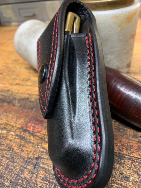 Buck Folding Hunter Custom Leather Sheath / Lined