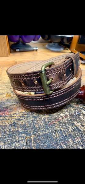 Buffalo Brown Veg-Tanned Lined Everyday Belt